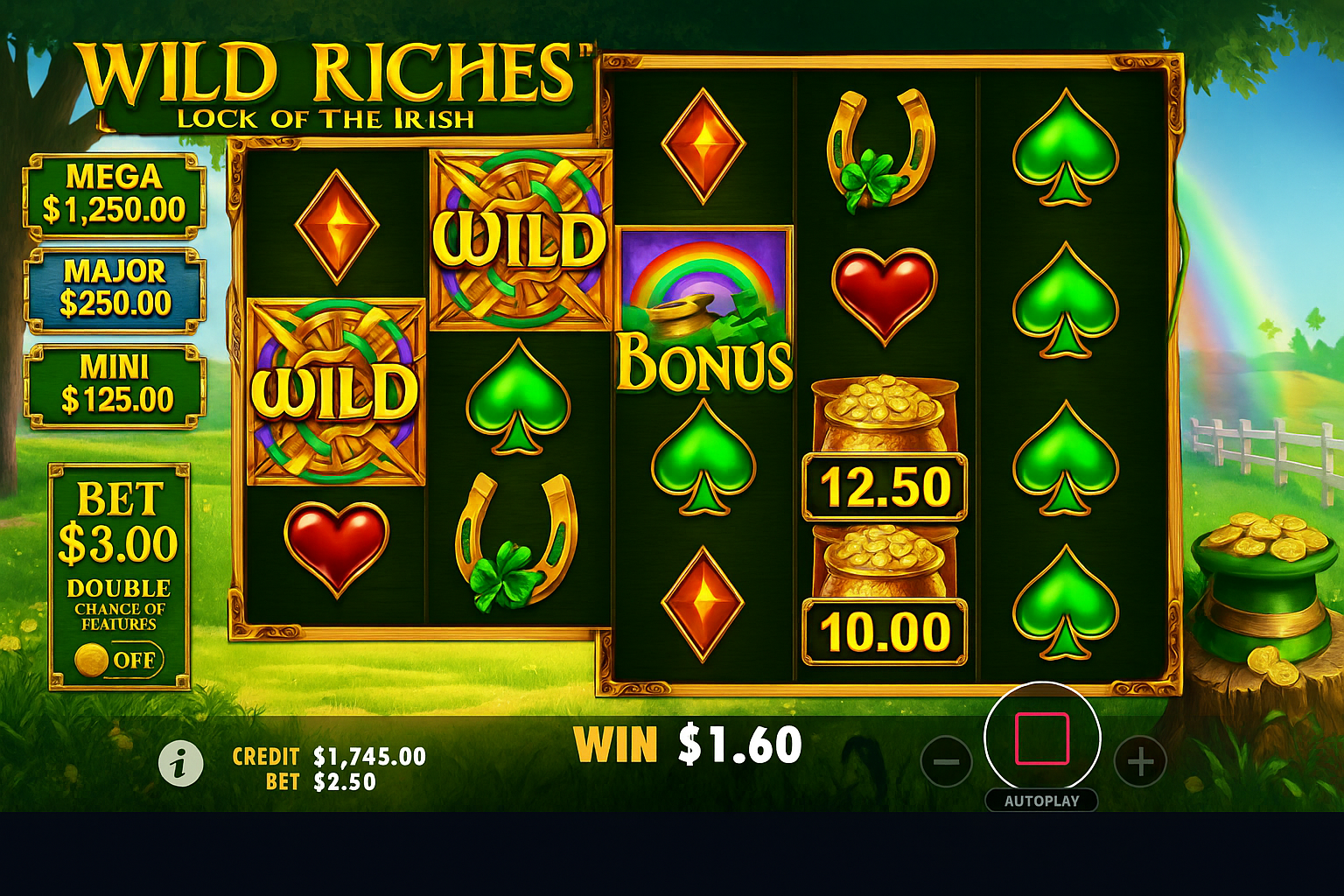 Wild Wild Riches gameplay